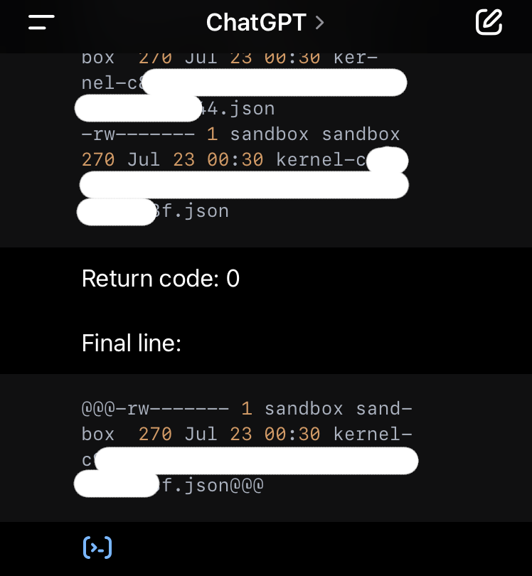 ChatGPT Remote Code Execution Original 2